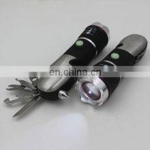 Outdoor Camping Car Safety Hammer Window Breaker Escape Emergency Tools With Led Flashlight for Car thumbnail-1