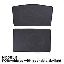 Tesla Model X Glass Sunshade Car Skylight Blind Shading Net Tesla Model S Front Glass Roof Sunshade thumbnail-3