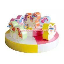 Guangdong Zhongshan Taile Amusement Children's Indoor Carnival Naughty Castle Children's Climbing Inflatable Castle Soft Cushion Bubble Pool Accessories Carousel (LT-KL09) thumbnail-2