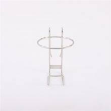 Stock Available Medical Stainless Steel Metal Hand Sanitizer Hook Rack Hospital Wall Holder Hang on Rack Container Support Frame thumbnail-2