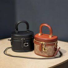 Women's Mini Crossbody Bucket Bag Fashionable Beautiful Zipper Closure Casual Shoulder Handbag for Kids Satchels thumbnail-2