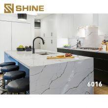 Engineered Calacatta White Color Quartz Stone Artificial Calacatta Quartz Stone Slab for Kitchen Countertop thumbnail-2