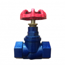 DIN/JIS PN16 Carbon Steel Gray Iron Manual Switch Low Pressure Soft Seal Globe Valve Water One Way Valve thumbnail-2