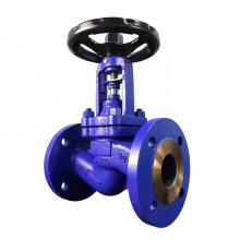ANSI DIN Bellow Sealed Globe Valve Ductile Iron Cast Iron Stainless Steel High Temperature High Press Zero Leakage Globe Valve thumbnail-1