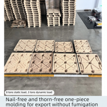 Waterproof and Moisture-Resistant Molded Wood Pallets — Exclusively for Export — Direct From Source Manufacturer thumbnail-1