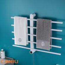Bathroom Electric Heated Towel Rack, Towel Warmer for Bathroom, Wall Mounted Stainless Steel,5 Colours thumbnail-2