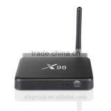 2016 New Design X98 OTT Smart Box S905 Quad Core RAM 2G+ROM 16G Android 5.1 tv Box Factory Direct thumbnail-1