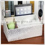 Christmas season hot promotion leather tissue paper holder storage box for home furniture