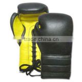 genuine leather boxing and training gloves