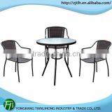 high quality chairs and tables/rattan dining table and chair