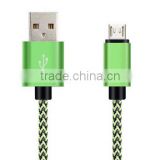 Hot selling 8 pin nylon braided usb cable for iphone samsung