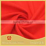 Elastic polyester fabric for winter sportswear / softextile polyester fleece fabric