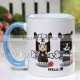 DIY 2015 Sublimation Mug,great A White Mug and Edge Color Mug for Heat Transfer ,inside Color Mug,beside Color Mug,ceramic Mug thumbnail-4