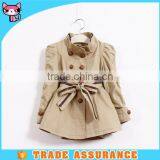 Khaki Fahion Kid Wear Autumn Coat thumbnail-1
