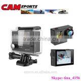 Sport Camera Utlra HD 4K 15fps WiFi Dual Screen 2.0" LCD Main Screen: 320*240 + 0.95" OLED State Screen