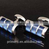 PRIMERO 2015 Fashion Jewelry 316l Poppy Cufflink Opal Cufflinks Laser Pattern Cufflinks French Cufflinks Classic Cufflinks thumbnail-5