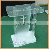 Factory Price Clear Acrylic Church Pulpit Modern Plexiglass Church Pulpit Supplier's Choice thumbnail-4