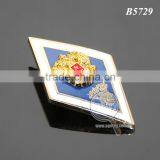 High Quality Russia Moscow University School Uniform Badge Gold Emboss Eagle Souvenir Metal Custom Made Lapel Pin thumbnail-1