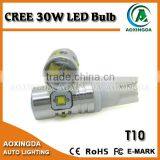 Auto interior led bulb cree T10 LED