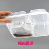 Four Compartments Disposable PP Plastic Takeaway Food Container With Lid thumbnail-5