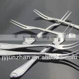 Cheap Stainless Fruit Fork in Mirror, Sand Polish With or Without Gold-plated