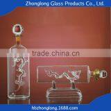 China Manufacturer Mouth Blown Frosted Glass Bottles Wholesale thumbnail-1