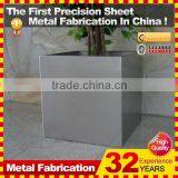 Kindle 2014 New Polychrome Galvanized Oblong Garden Metal Flowerpot With Base