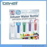 Plastic Tritan Sport Infuser Water Bottle 2016 Hot Bpa Free Fruit Infusion Bottle Sample