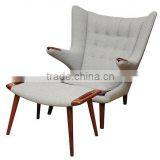 Hans J Wegner Classic Design Papa Chair With Ottoman thumbnail-4