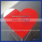 China Yageli Decorative Money Donation Box / Heart Shaped Acrylic Box thumbnail-2