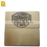 Hot!!! 2014 custom logo engraved self adhesive stainless steel street tags