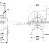 China New High Quality Centrifugal Fan for Air Shower 2500 Cfm thumbnail-3