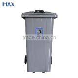 Outdoor Stainless Steel Airtight Dustbin Wheel thumbnail-5