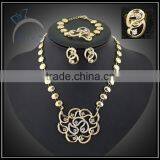 Fashion Jewelry Set for Women With Clear Stone/gold Plate Jewelry to Buy thumbnail-1