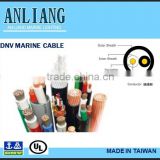 DNV/UL 2core 18.2mm PVC coated underwater insulated marine electrical copper wire cable