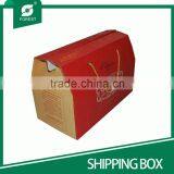 NEW TYPE FOLDED CORRUGATED SHIPPING CARTONS WITH TWISTED HANDLES thumbnail-2