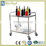 Fast Food Warmer Trolley for Hotel, 2 Tier Hospital Food Trolleys thumbnail-6