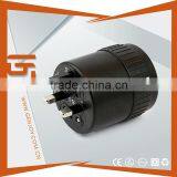 Universal World 4-In-1Travel Adapter Plug - Retail Packaging - Black thumbnail-5