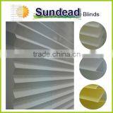 25mm 20mm Bottom up Polyester Fabric Pleated Blinds Plissee no Cord Very Safety for Kids thumbnail-4