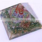 Chakra Flower Of Life Wholesale Chakra Green Jade Pyramid