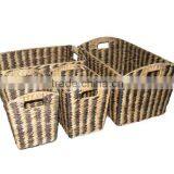 2015 New Product Water Hyacinth Basket for Home Decoration and Furniture thumbnail-1