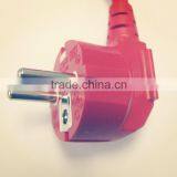 GOST-R Standard 2 Pin 16A/250V Red Russian Electrical Plug