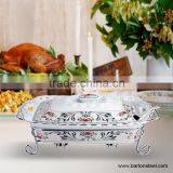 Ceramic Chafing Dish and Food Warmer thumbnail-4