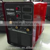 MIG 250 amps two phase arc welding machine