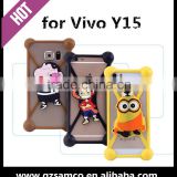 Samco Hot Selling Universal Silicone Frame Bumper Cover Case for Vivo Y15