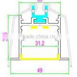 Large Recessed or Pendant Install Aluminum Profile for Cooling Led Strip thumbnail-2