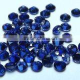 Top Quality Gemstone !! Blue Corundum Loose Round Faceted Cut Gemstones