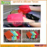 Heat Resistant Silicone Cooking Silicone Kitchen Finger Gloves
