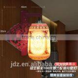 Chinese Style Jingdezhen Hand Painted Wall Lamp Night Light Porcelain Ceramic Bedroom Coffee Bar Restaurant Kitchen Lights thumbnail-4