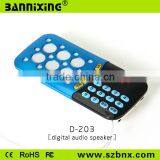 New Products D-203 FM Radio Hifi Player Mini Speaker